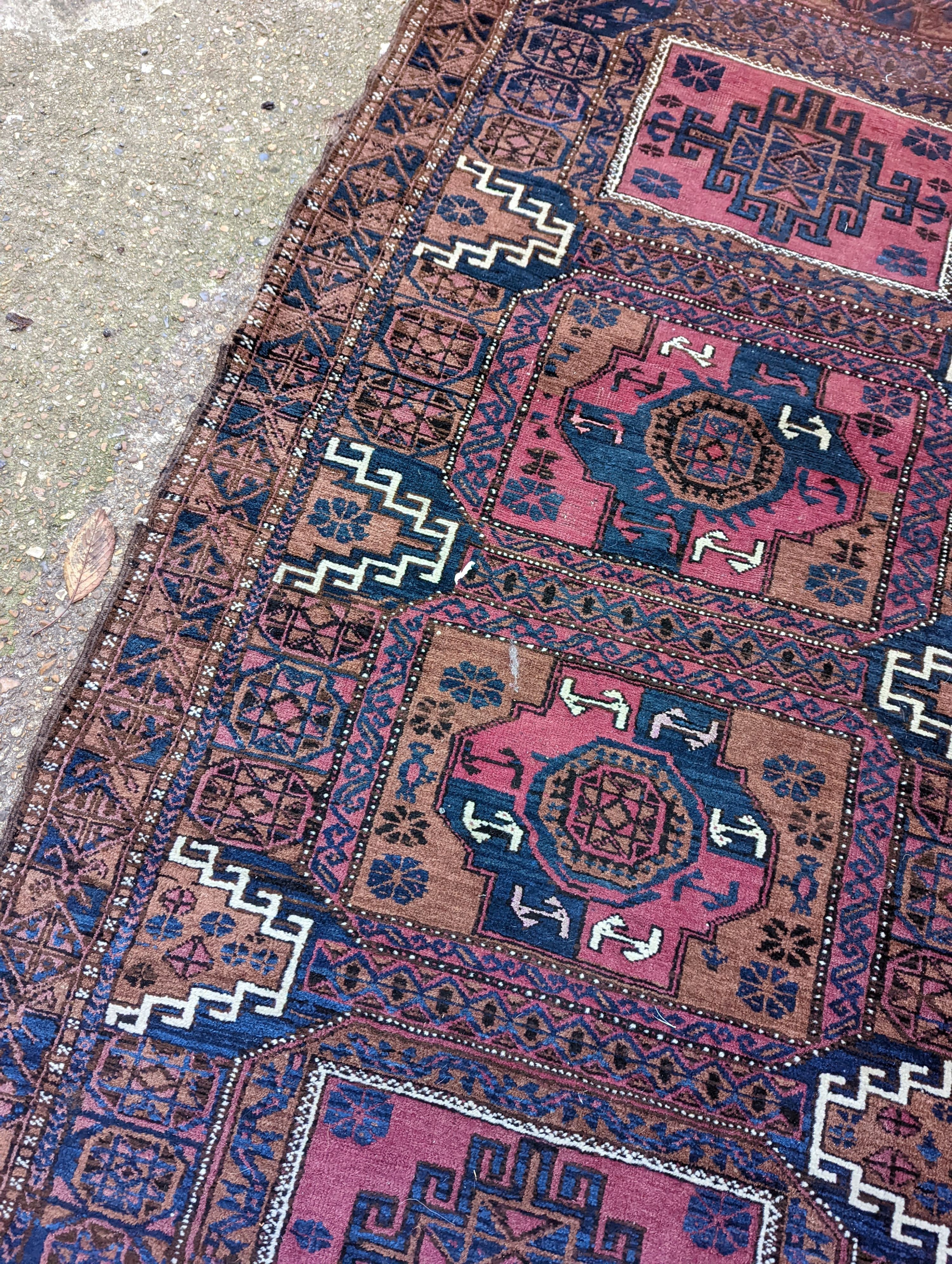 A Bokhara rug, 180 x 101cm